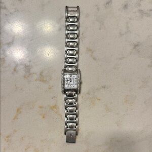 Silver Square Face Bracelet Watch